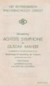 Programmaboekje Mahler-uitvoering Ahoy. Source: Programmaboekje. Datation: 3 July 1954.